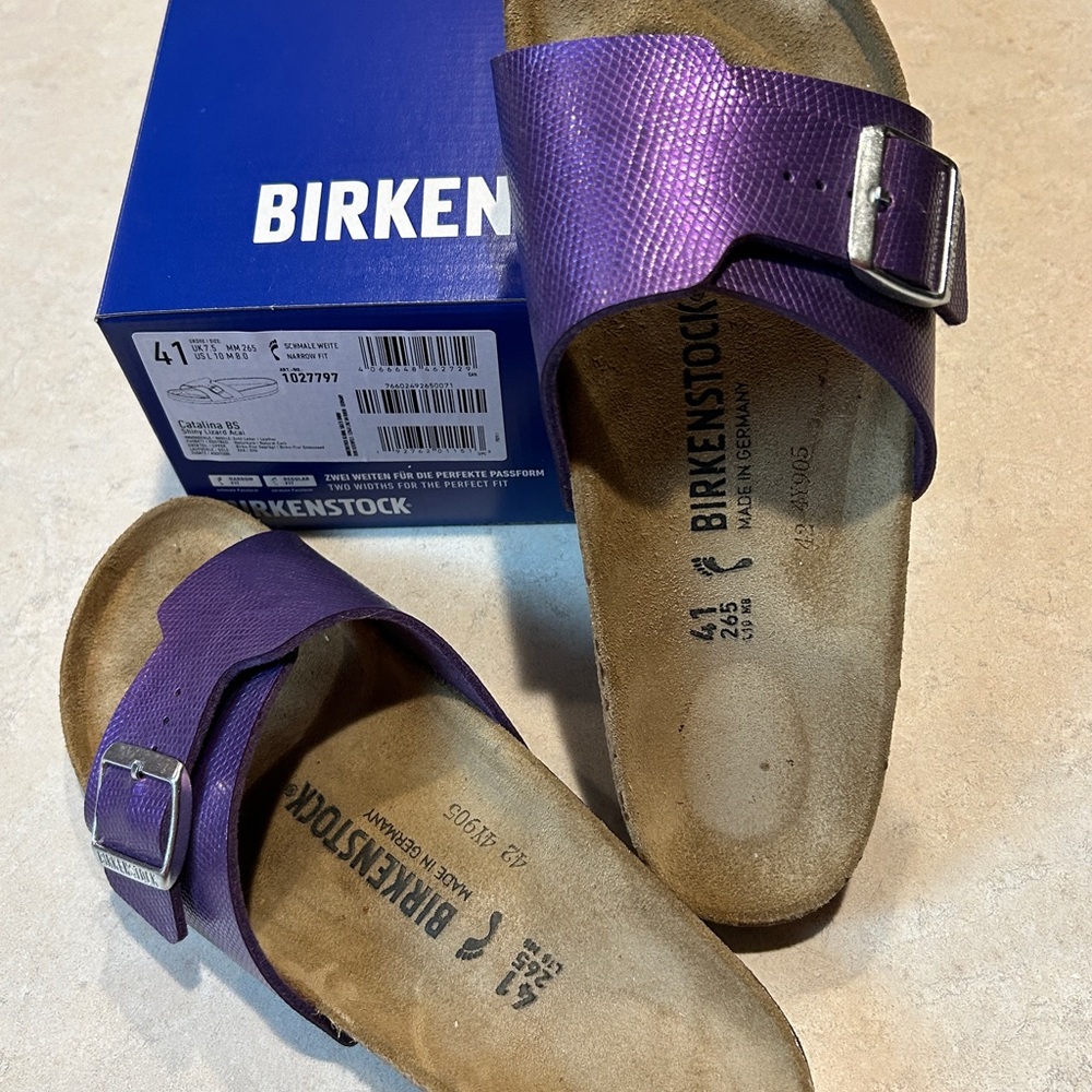 Birkenstock Women's Sandals in Vibrant Purple